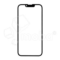 Стекло для переклейки iPhone 13 Pro Max (A2645) с OCA пленкой Черный - OR (Mitsubishi)