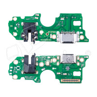 Шлейф для OPPO A96 (CPH2333) плата на системный разъем/разъем гарнитуры/микрофон