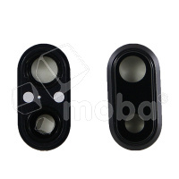 Стекло камеры для iPhone 8 Plus в сборе с рамкой Черный