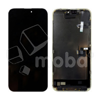 Дисплей для iPhone 16 Pro Max (A3296) в сборе с тачскрином Черный - (Soft OLED, Full HD, 120 Гц) (с верификацией = с привязкой без ошибки)