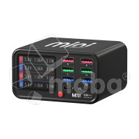 Зарядная станция MaAnt mini+ (100W, 8 портов, 6USB1.0/USB-QC3.0/Type-C-PD)