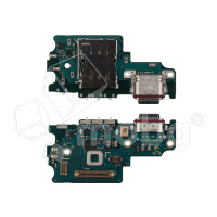 Шлейф для Samsung Galaxy S21 FE (G990B/EU version) плата на системный разъем/разъем SIM/микрофон - Премиум