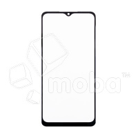 Стекло для переклейки Samsung Galaxy A02 (A022G) в сборе с OCA пленкой Черный - OR (Mitsubishi)