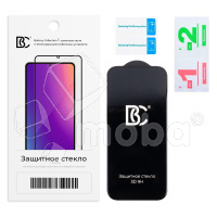 Защитное стекло "Премиум" для iPhone 16 Pro Max Черный (Закалённое+, полное покрытие)