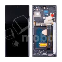 Дисплей для Samsung Galaxy Note 20 Ultra (N985F/N986F) модуль с рамкой Черный - (OLED) (Full Size)