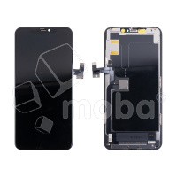 Дисплей для iPhone 11 Pro Max (A2218) в сборе с тачскрином Черный - (Hard OLED, Full HD) (площадка под IC)