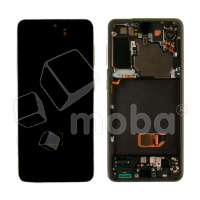 Дисплей для Samsung Galaxy S21 (G991B) модуль с рамкой Серый - OR (SP)