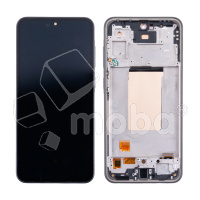 Дисплей для Samsung Galaxy A36 5G (A366B) модуль с рамкой Черный - (OLED) (Full Size)