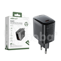 Сетевое зарядное устройство Type-C Acefast A112 (45W, PD, AVS, GaN) Черный