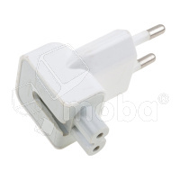 Сетевой адаптер для блока питания Apple/евровилка (тех.упак.) Белый