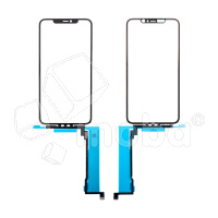 Стекло для переклейки iPhone 11 Pro Max (A2218) с OCA пленкой + тачскрин Черный