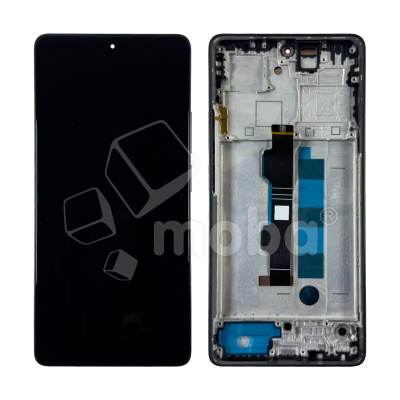 Дисплей для Xiaomi Redmi Note 13 Pro 4G (23117RA68G) модуль с рамкой Черный - (OLED)