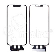 Стекло для переклейки iPhone 13 (A2635) с OCA пленкой + тачскрин + рамка Черный - OR (Mitsubishi)