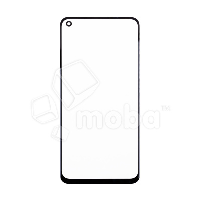 Стекло для переклейки Realme 6 (RMX2001) в сборе с OCA пленкой Черный - OR (Mitsubishi)
