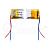 Аккумулятор универсальный 501012p 3,7v Li-Pol 70 mAh (5*10*12 mm) (для TWS наушников)