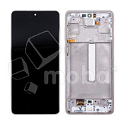 Дисплей для Samsung Galaxy A73 5G (A736B) модуль с рамкой Белый - OR (SP)