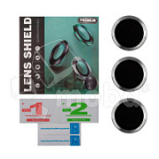 Защитное стекло линзы камеры для iPhone 13 Pro/13 Pro Max (комплект 3 шт.) Серый