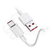 Кабель USB - Type-C для Xiaomi (6A, 120W, чип Turbo Charger) (тех.упак.) Белый - OR