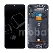 Дисплей для Samsung Galaxy A02 (A022G) модуль c рамкой Черный - OR Ref. (SP)