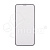 Защитное стекло "Матовое" для iPhone 12 Pro Max Черный (Закалённое, полное покрытие)