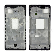 Рамка дисплея для Tecno Pova 6 Pro 5G (LI9) Черный (возможен дефект ЛКП)