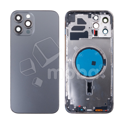 Корпус для iPhone 12 Pro Max (A2411) (1 Sim) Серый - Премиум