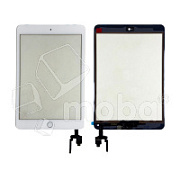Тачскрин для iPad mini 3 2014 (A1599/A1600) в сборе с микросхемой Белый - OR