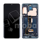Дисплей для Samsung Galaxy S20+ (G985F) модуль с рамкой Черный - OR Ref. (SP)
