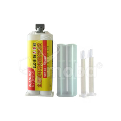 Клей двухкомпонентный Zhanlida ZLD-5120 AB (50 мл, эпоксидный)