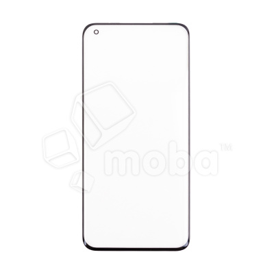 Стекло для переклейки Xiaomi Mi 11 Pro/Mi 11 Ultra (M2011K1C/M2102K1G) в сборе с OCA пленкой Черный - (Feaglet)