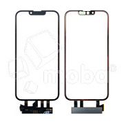 Стекло для переклейки iPhone 13 Pro (A2640) с OCA пленкой + тачскрин + рамка Черный - OR (Mitsubishi)