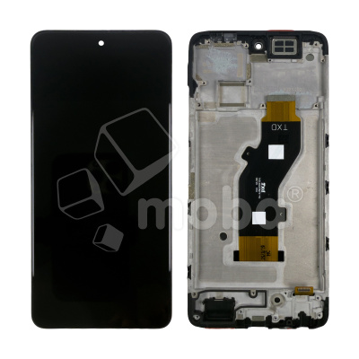 Дисплей для Tecno Spark 30 4G (KL6) модуль с рамкой Черный - OR