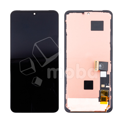 Дисплей для Google Pixel 8 (GKWS6/G9BQD/GZPFO/GPJ41) в сборе с тачскрином Черный - (OLED)