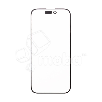 Стекло для переклейки iPhone 15 Pro Max в сборе с OCA пленкой Черный - OR (Feaglet)