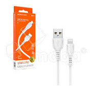 Кабель USB - Lightning Borofone BX51 (2.4A) Белый