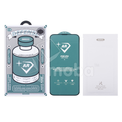 Защитное стекло "Антибликовое" Remax Medicine Glass GL-86 для iPhone 13/13 Pro/14/16e Черный
