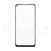 Стекло для переклейки Xiaomi Redmi Note 9 (M2003J15SC/M2003J15SG) в сборе с OCA пленкой Черный - OR (Mitsubishi)