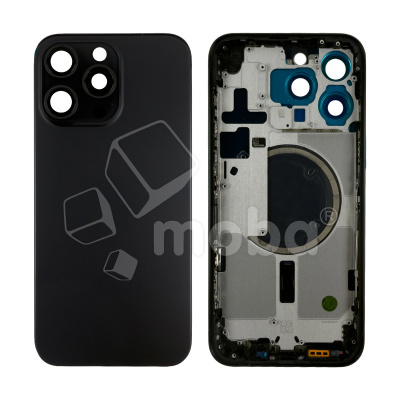Корпус для iPhone 15 Pro Max (1 Sim) Черный - Премиум