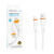 Кабель USB - Lightning Borofone BX118 (2.4A, плоский) Белый Кабель USB - Lightning Borofone BX118 (2.4A, плоский) Белый