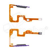 Шлейф для Huawei Honor X6 (VNE-LX1) сканер отпечатка пальцев Черный