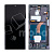 Дисплей для Samsung Galaxy S22 Ultra (S908B/S9080) модуль с рамкой Черный - (Soft OLED, 120 Гц) (Full Size)