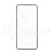 Защитное стекло с сеткой динамика для iPhone 15 Черный