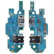 Шлейф для Samsung Galaxy A10 (A105F) плата системный разъем/разъем гарнитуры/микрофон